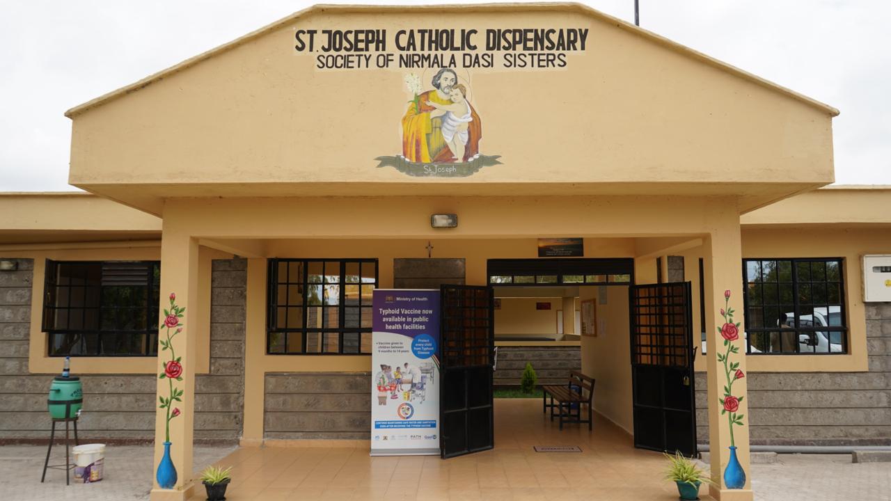 Exterior view of St. Joseph Catholic Dispensary