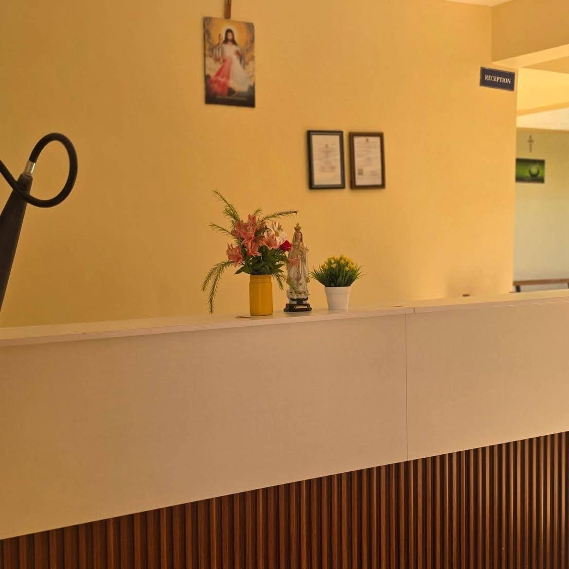 Reception area at St. Joseph Catholic Dispensary